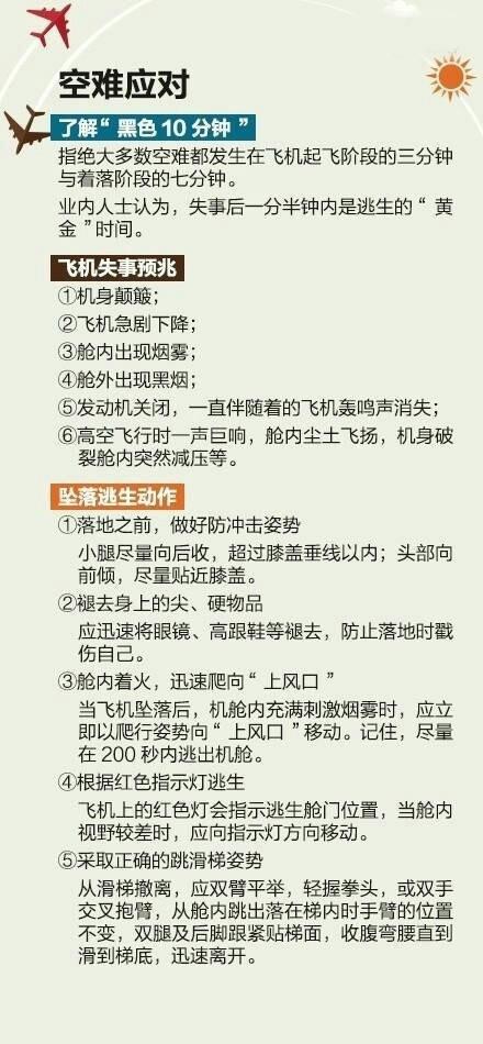 关于坐飞机的各种问题，在这里有答案了